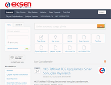 Tablet Screenshot of destek.eksenyayinlari.com